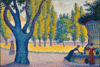 Saint-Tropez. Fontaine des Lices by Paul Signac